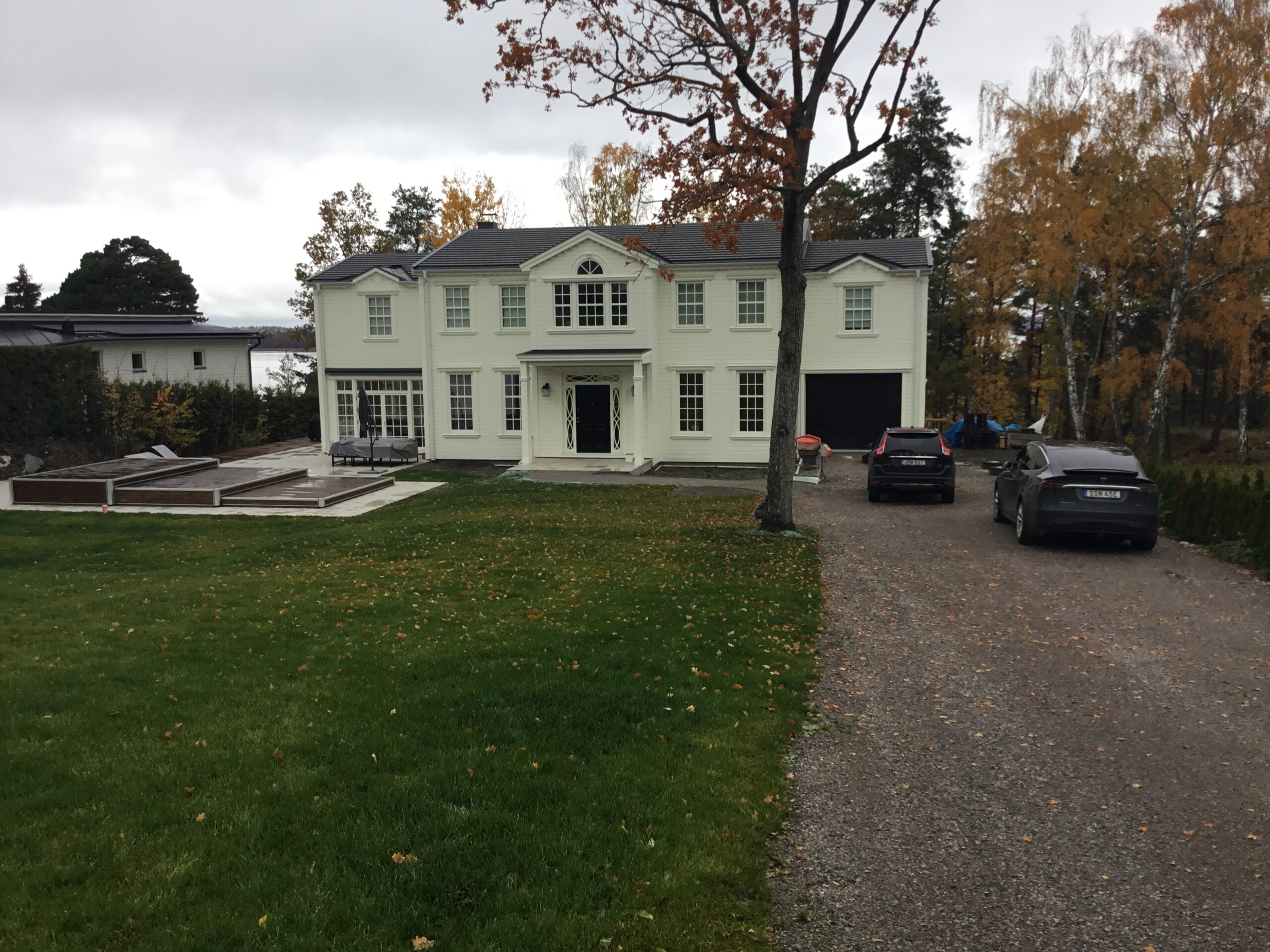 Trädgård före design